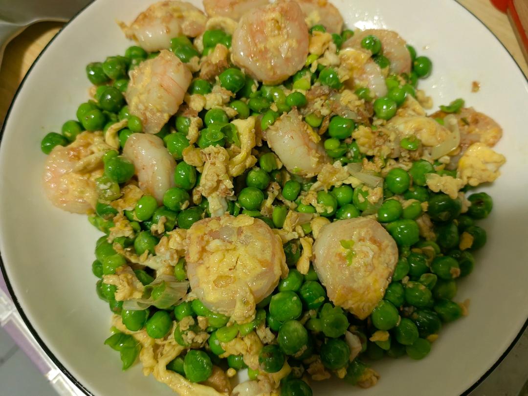 低脂豌豆虾仁滑蛋