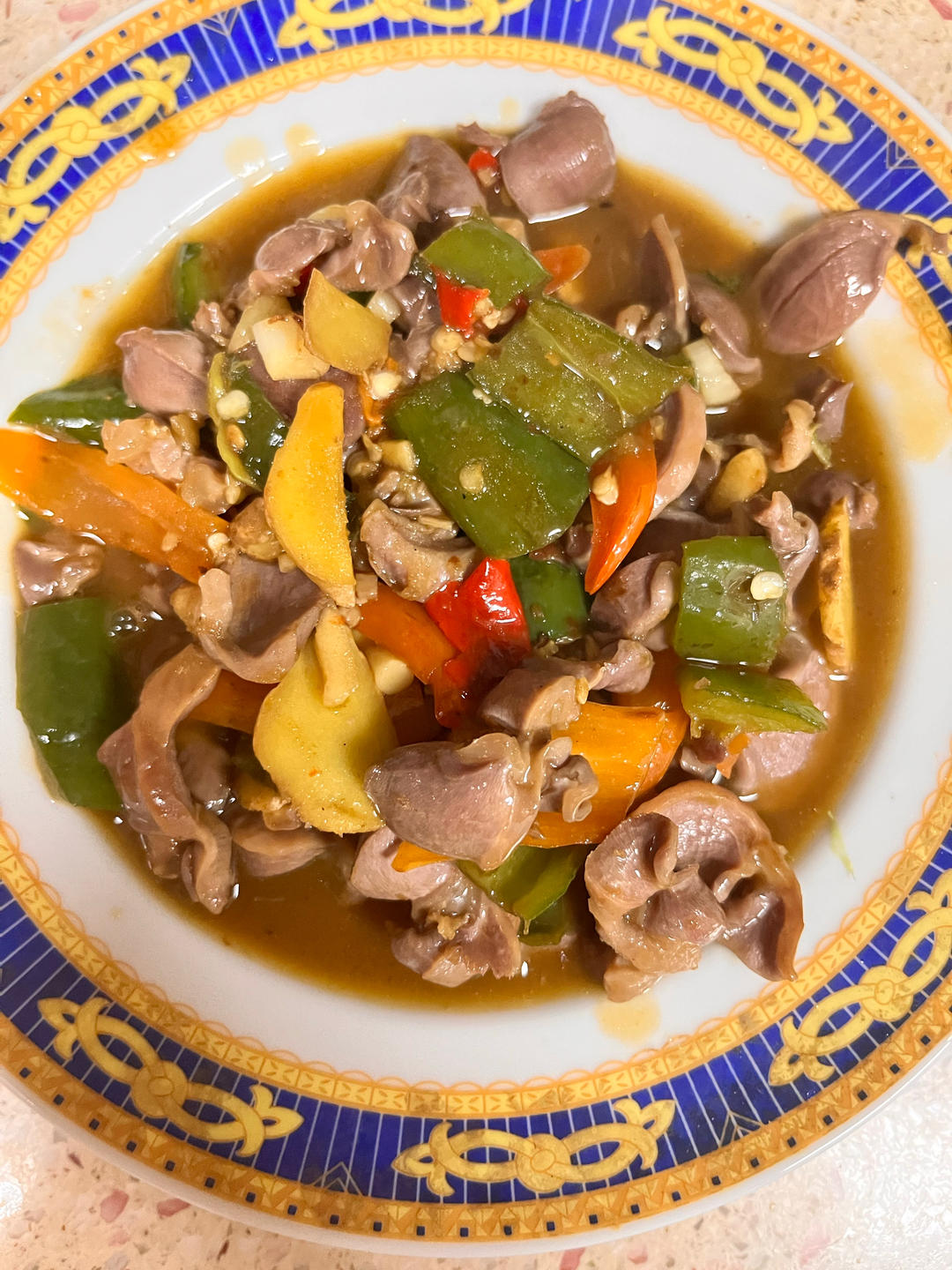 爆炒鸡肾 超级下饭！