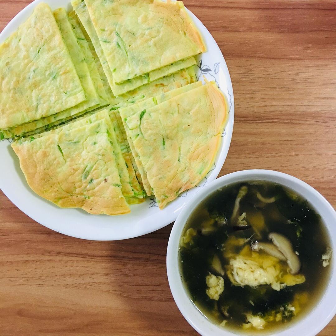 西葫芦鸡蛋饼