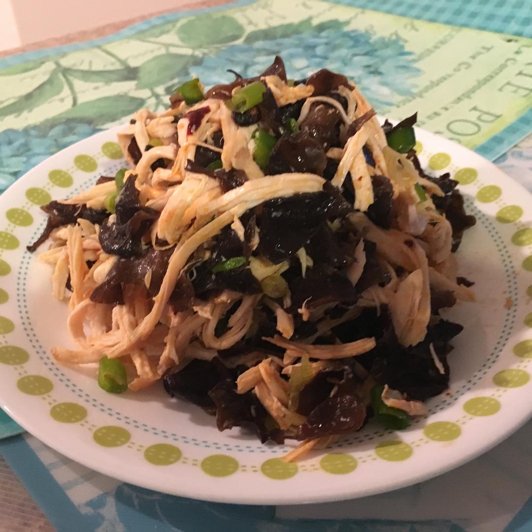 减脂健身｜凉拌手撕鸡丝（香辣&麻油版）