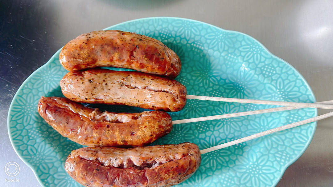 香烤脆皮肠【4月北鼎烤箱食谱】