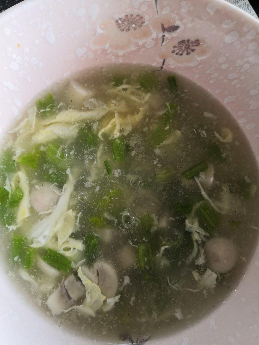 5分钟喝到的蘑菇蛋花羹