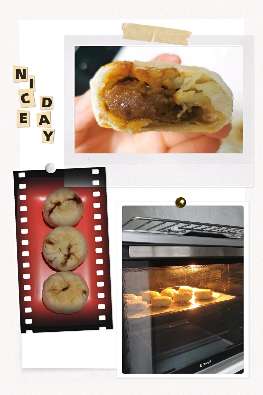 【鲜肉月饼】秋天的第一颗月饼，一口爆汁，酥香掉渣！