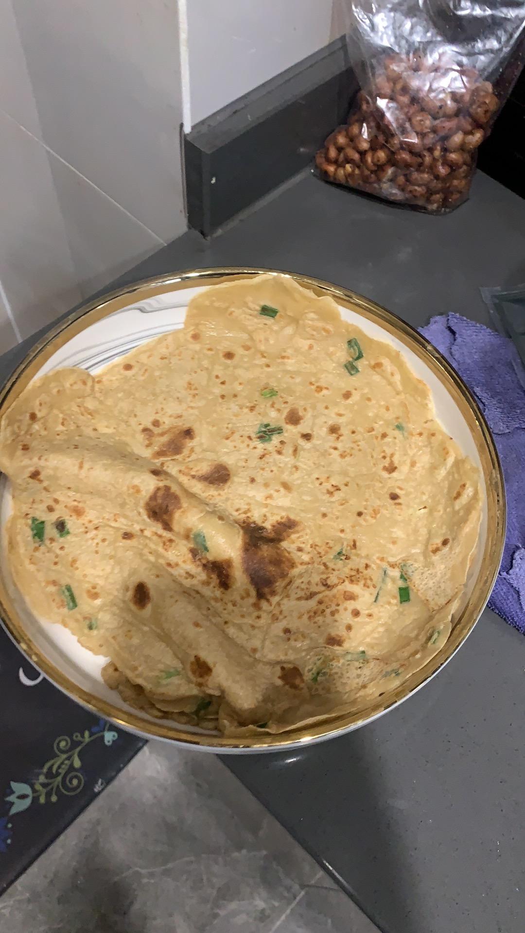 简单快手蔬菜鸡蛋煎饼