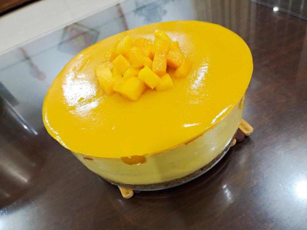 野草芒果慕斯（8寸戚风蛋糕版）🍰