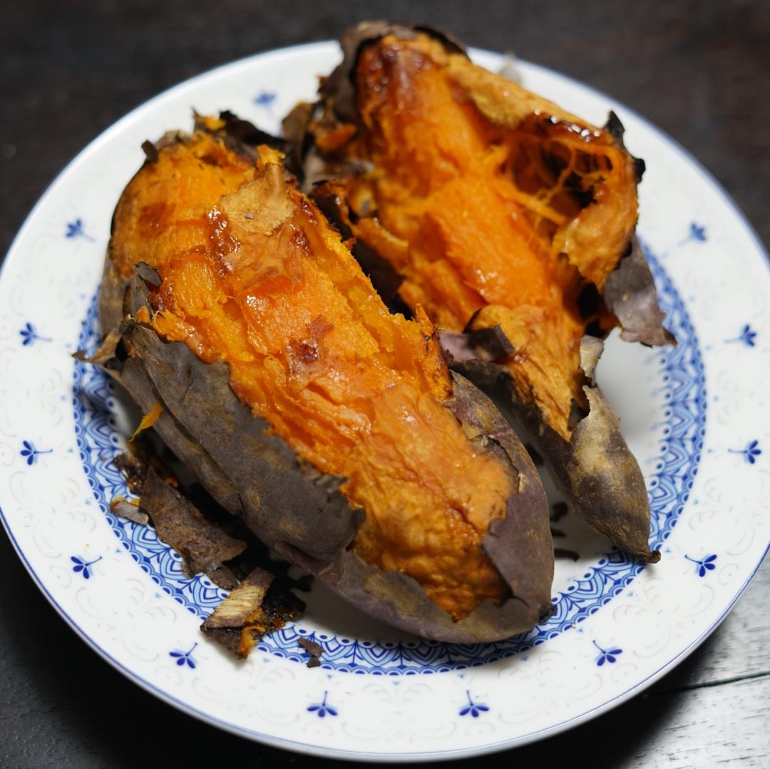 空气炸锅烤红薯(超级简单)