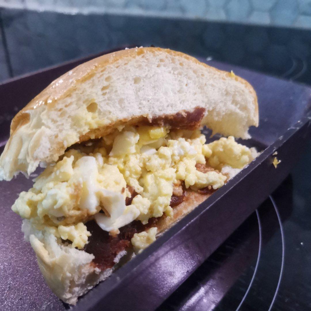 两种做法鸡蛋的日式鸡蛋三明治【低脂和风】