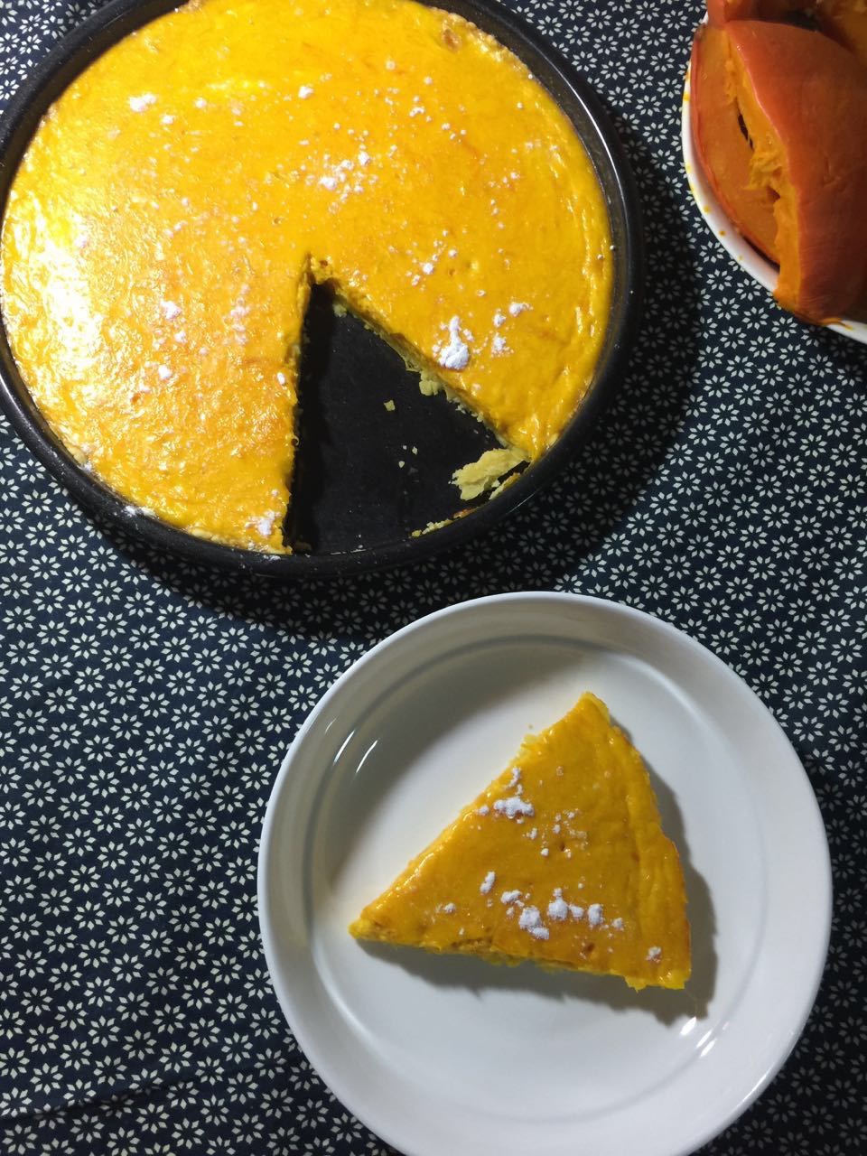 秋季时令小甜品——奶香南瓜派