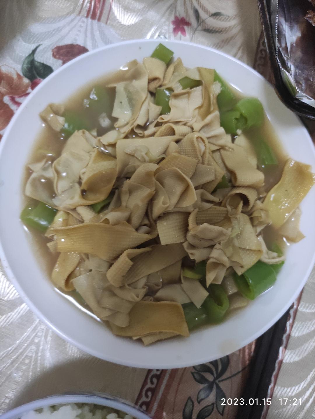 东北人最爱的国菜 尖椒干豆腐