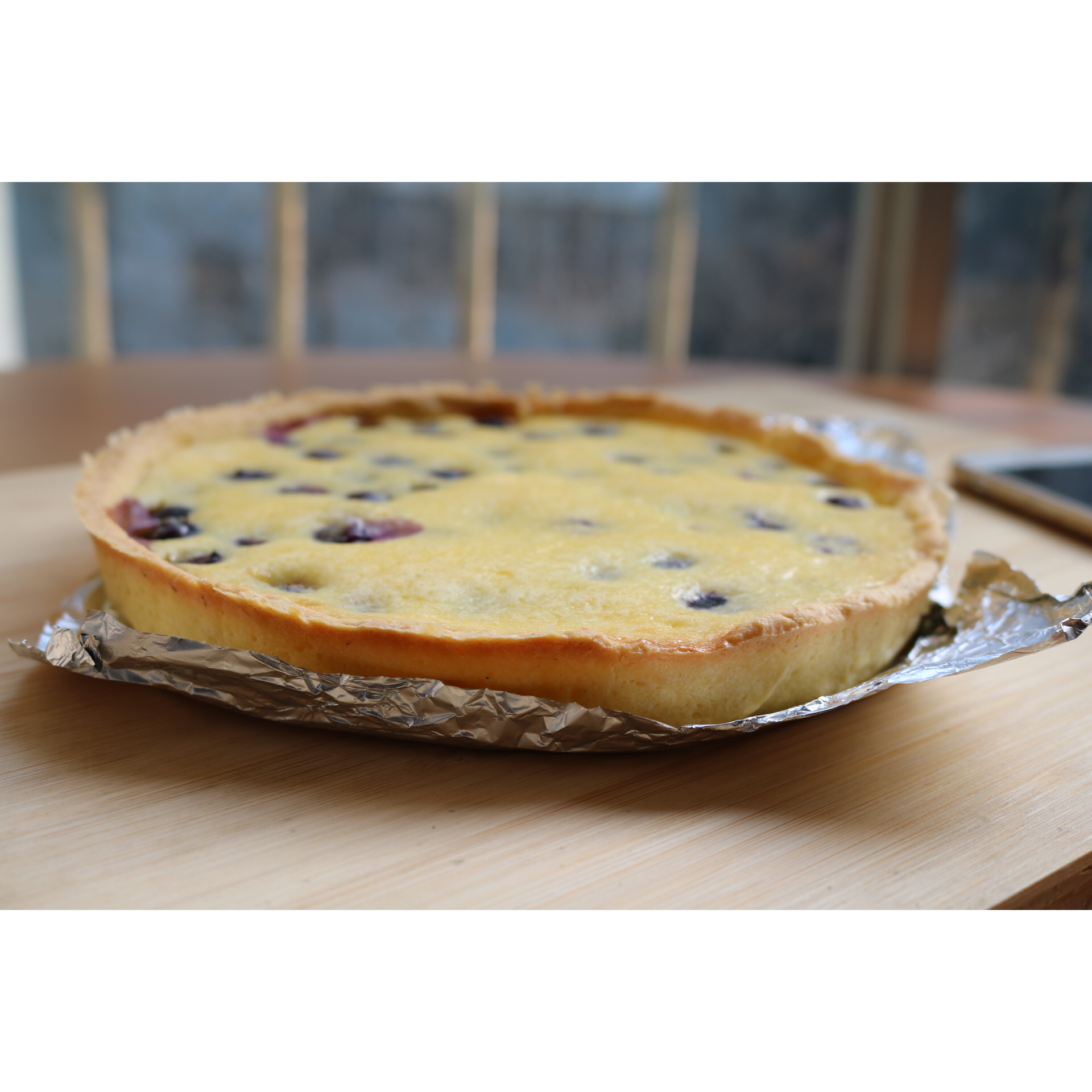 蓝莓乳酪派