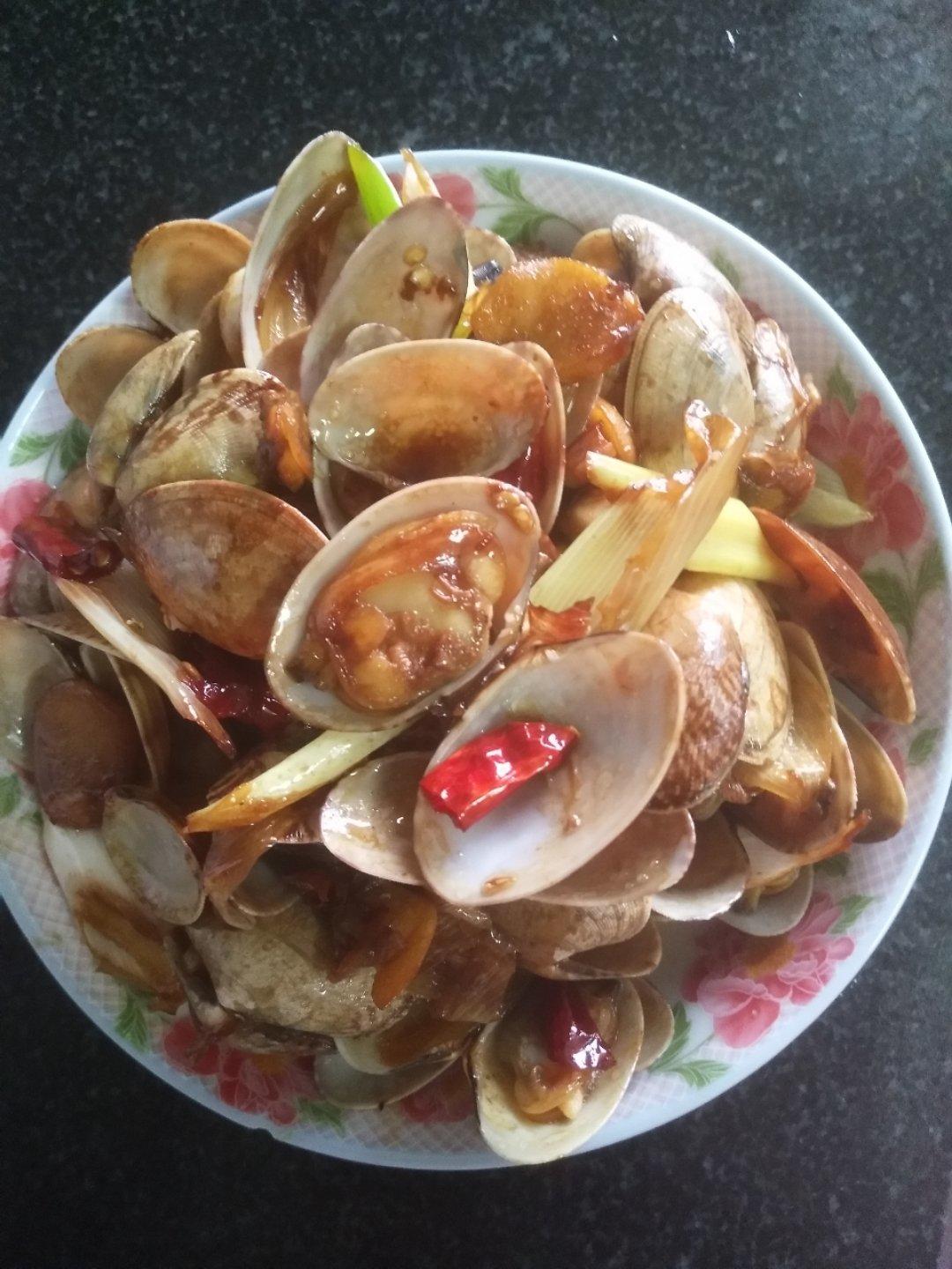 爆炒花甲