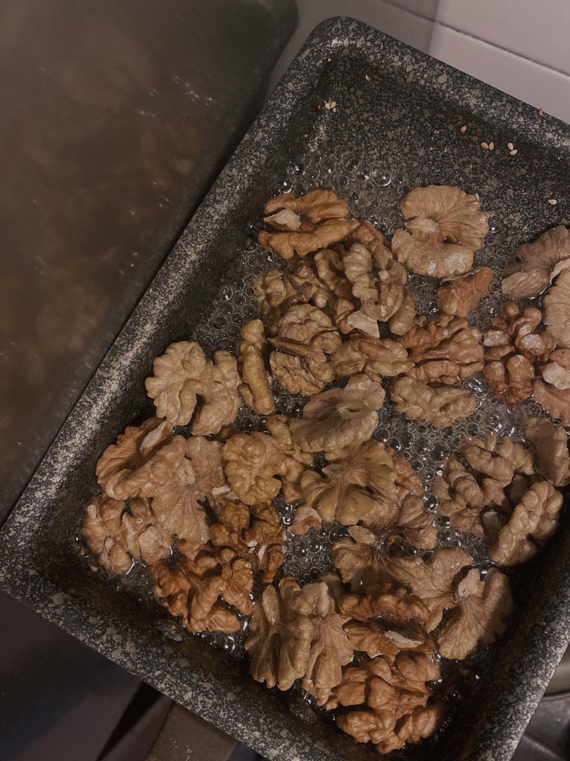 超简单懒人琥珀核桃（非油炸）