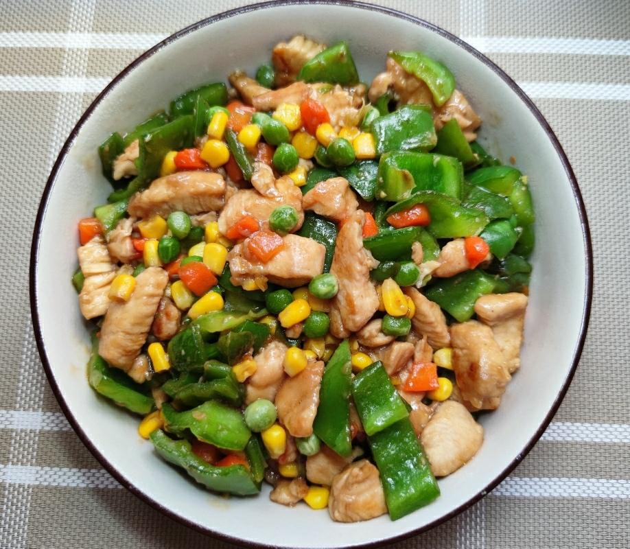 简单易做的什锦鸡胸肉