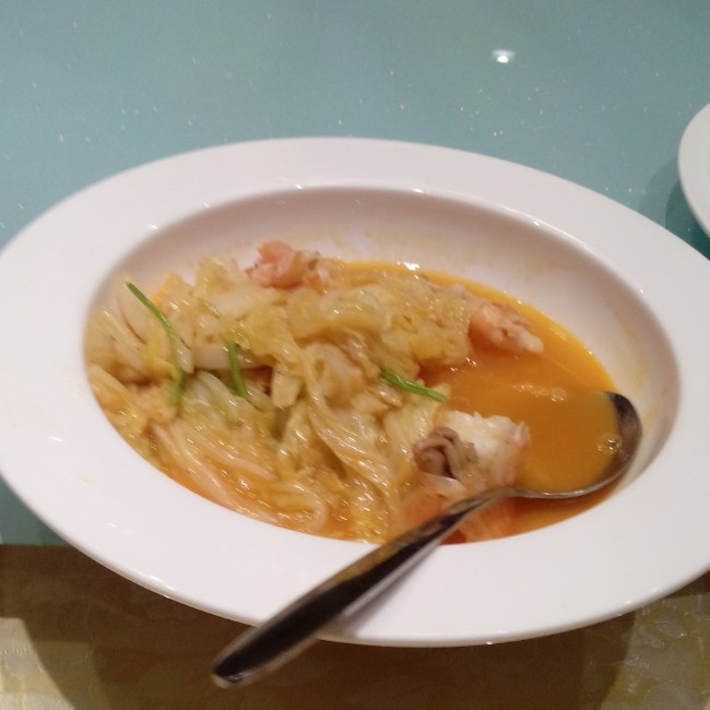 白菜炒鱼肉棒