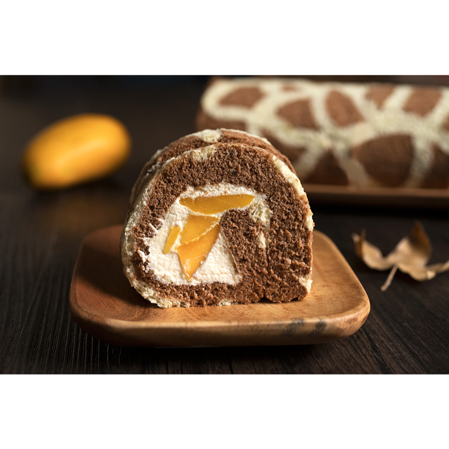 超萌长颈鹿蛋糕卷