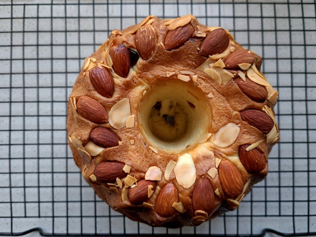 【美味圣诞季】浓浓橙香的咕咕霍夫面包