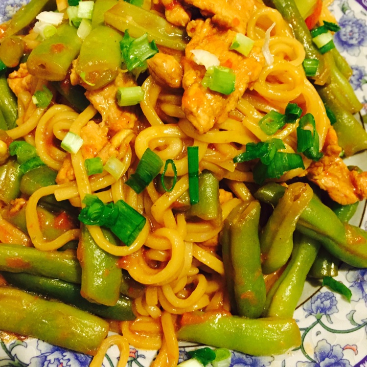 豆角焖面