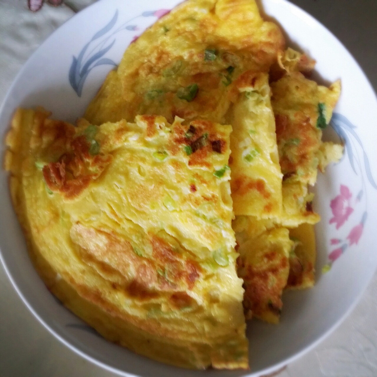 葱香鸡蛋饼
