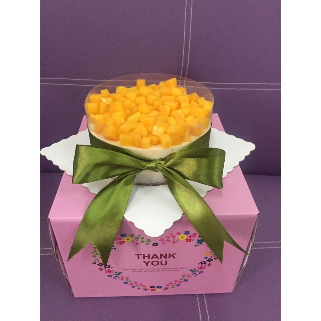 【视频】芒果慕斯（6寸） | 含镜面果胶配方