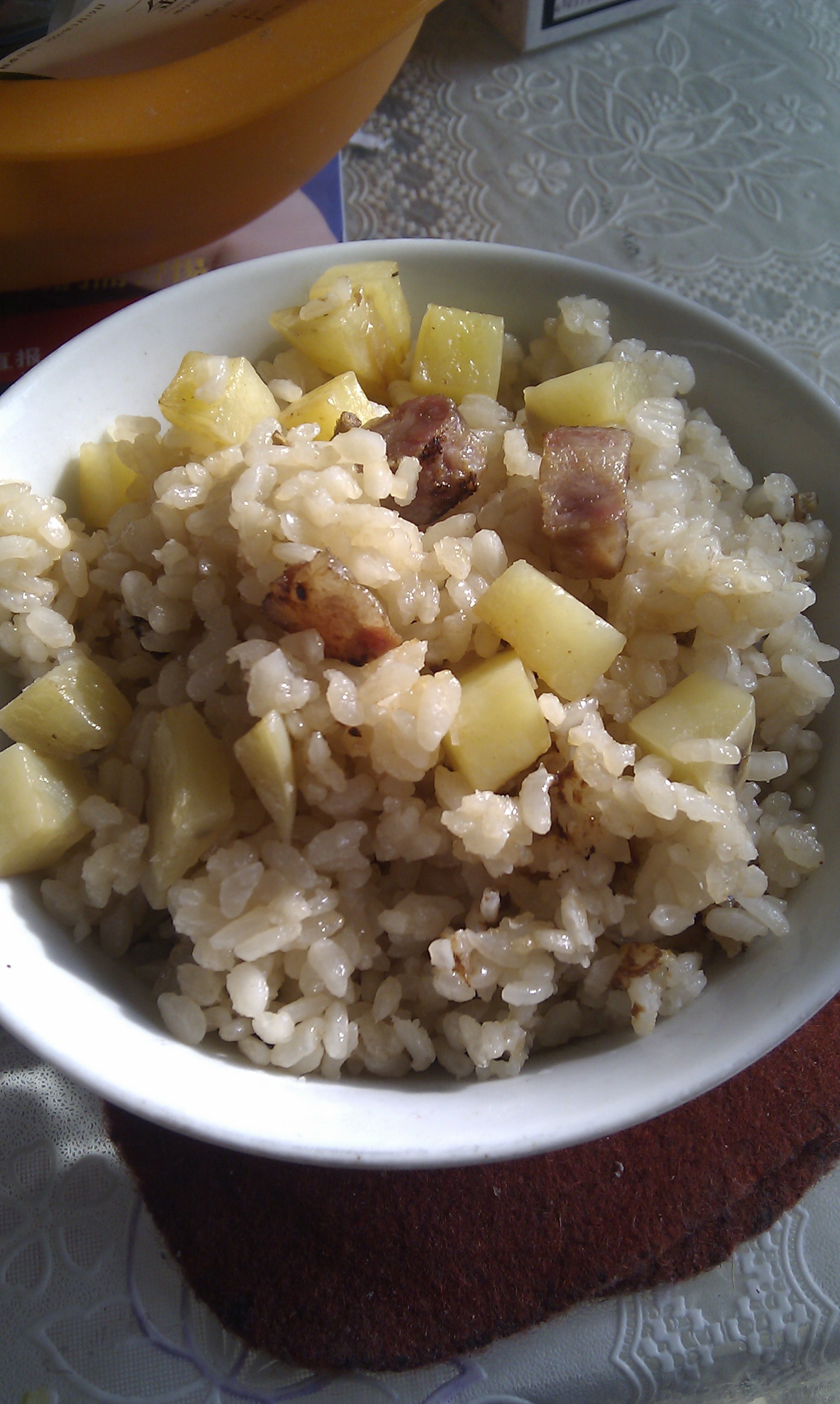 土豆腊味饭
