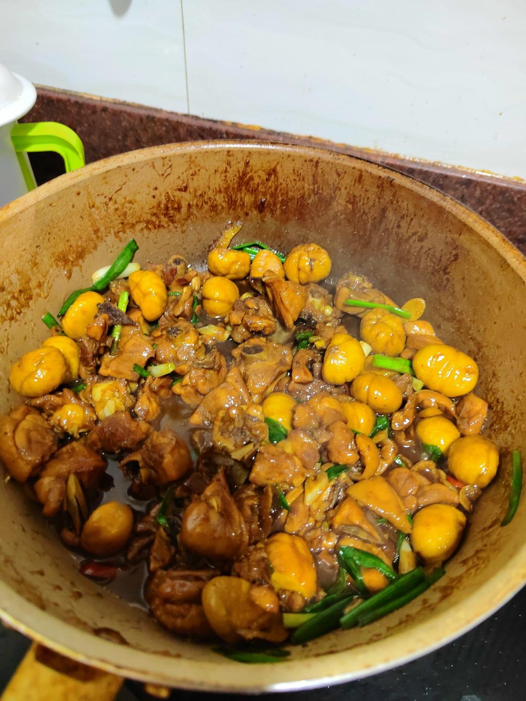 板栗烧鸡家常简单版！