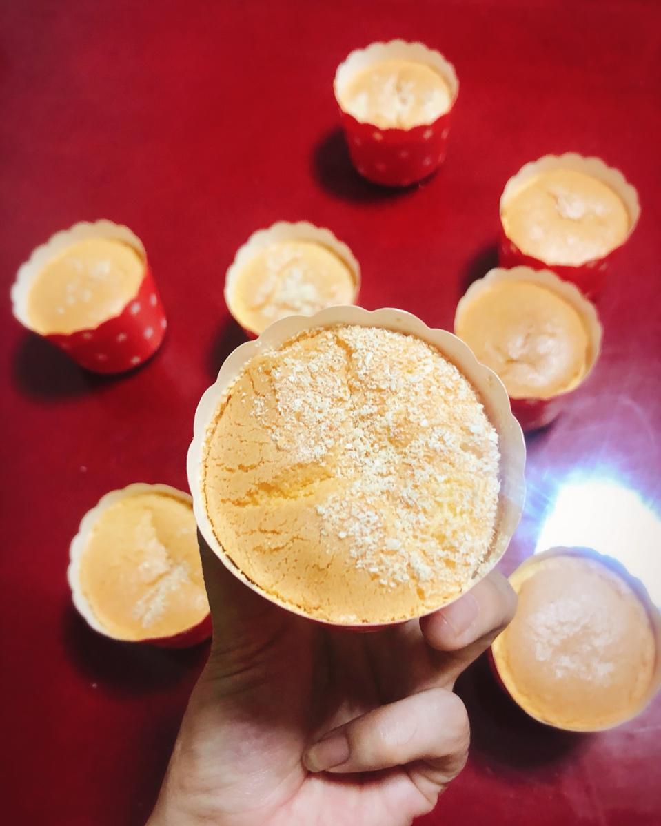 纸杯蛋糕 8寸戚风蛋糕的量