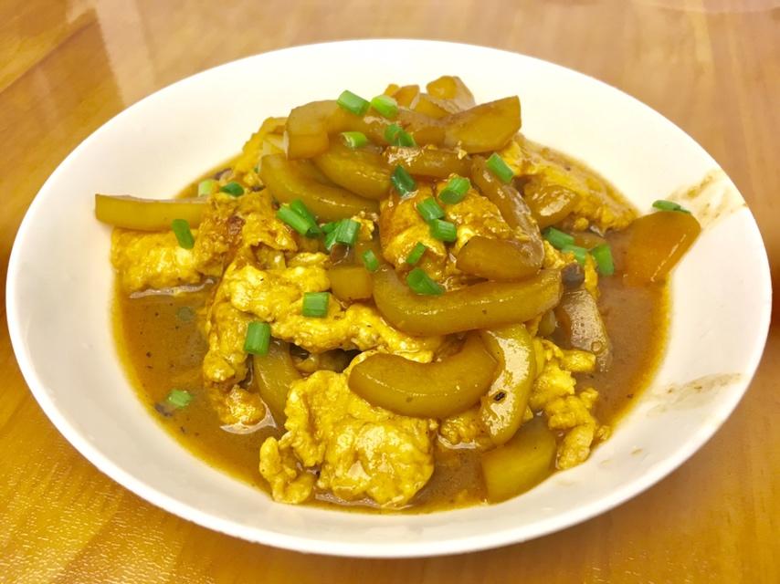 时令蔬菜——酱炒蒲瓜