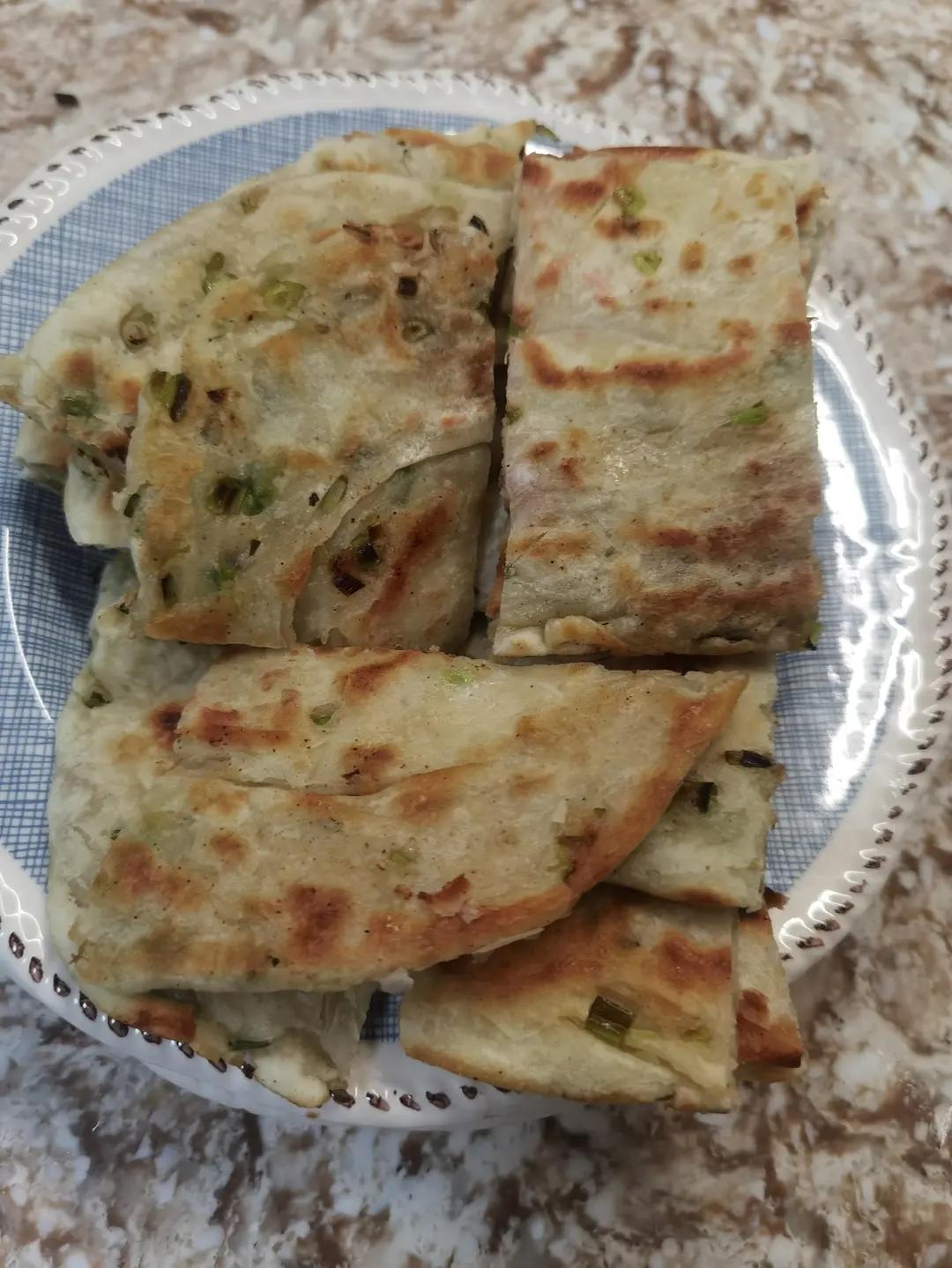懒人版葱油饼