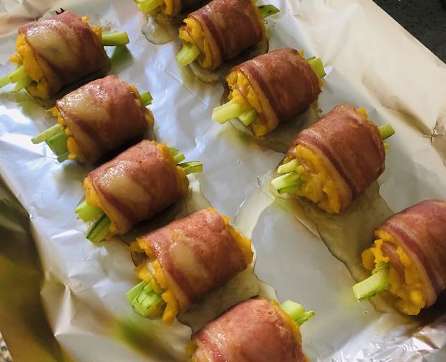 最最方便的培根薯卷的做法