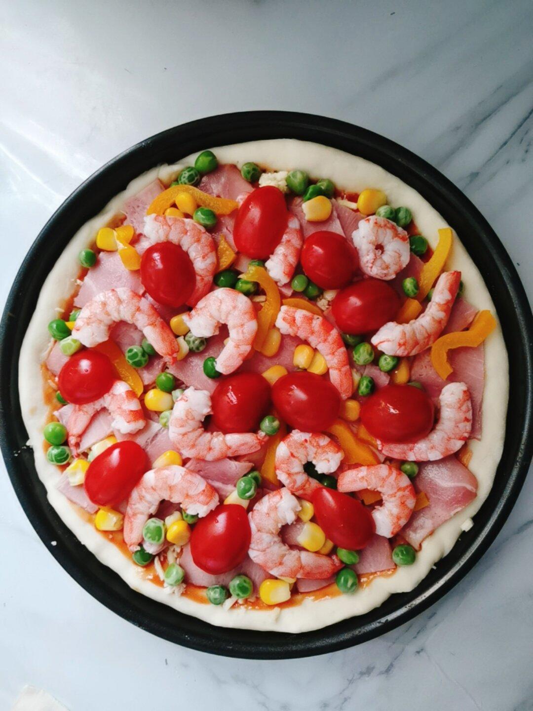 9寸家庭田园披萨【北鼎烤箱食谱】