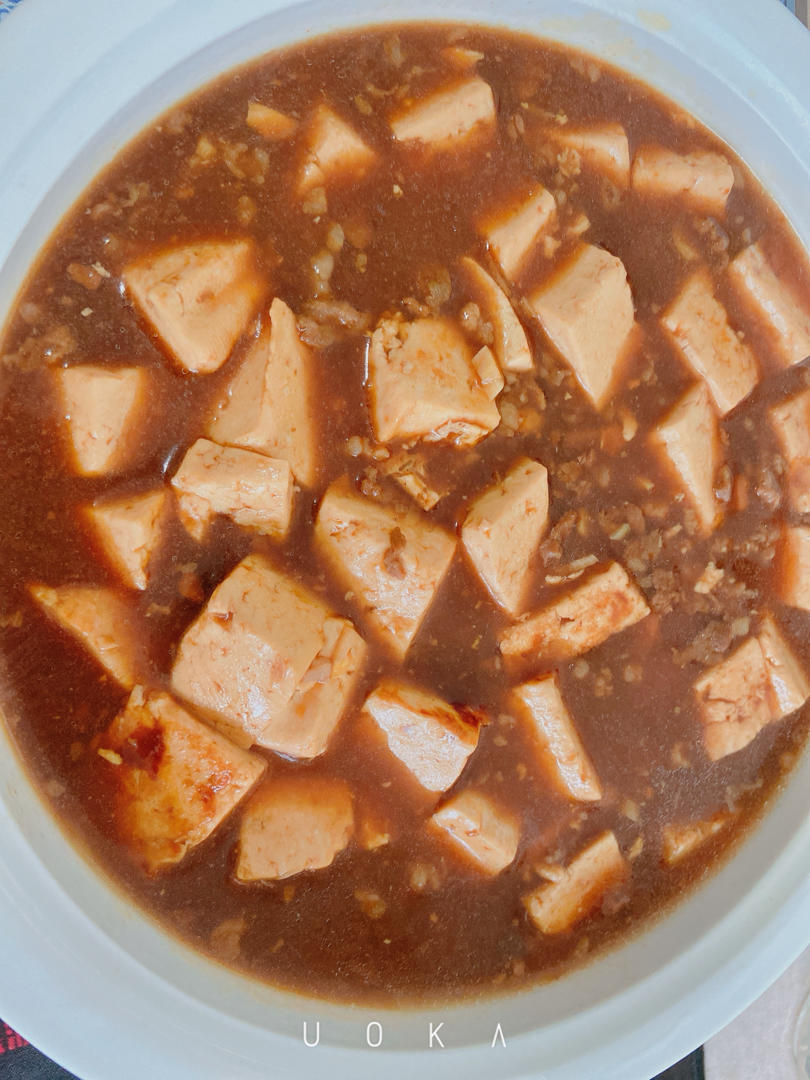 五分钟搞定肉酱豆腐