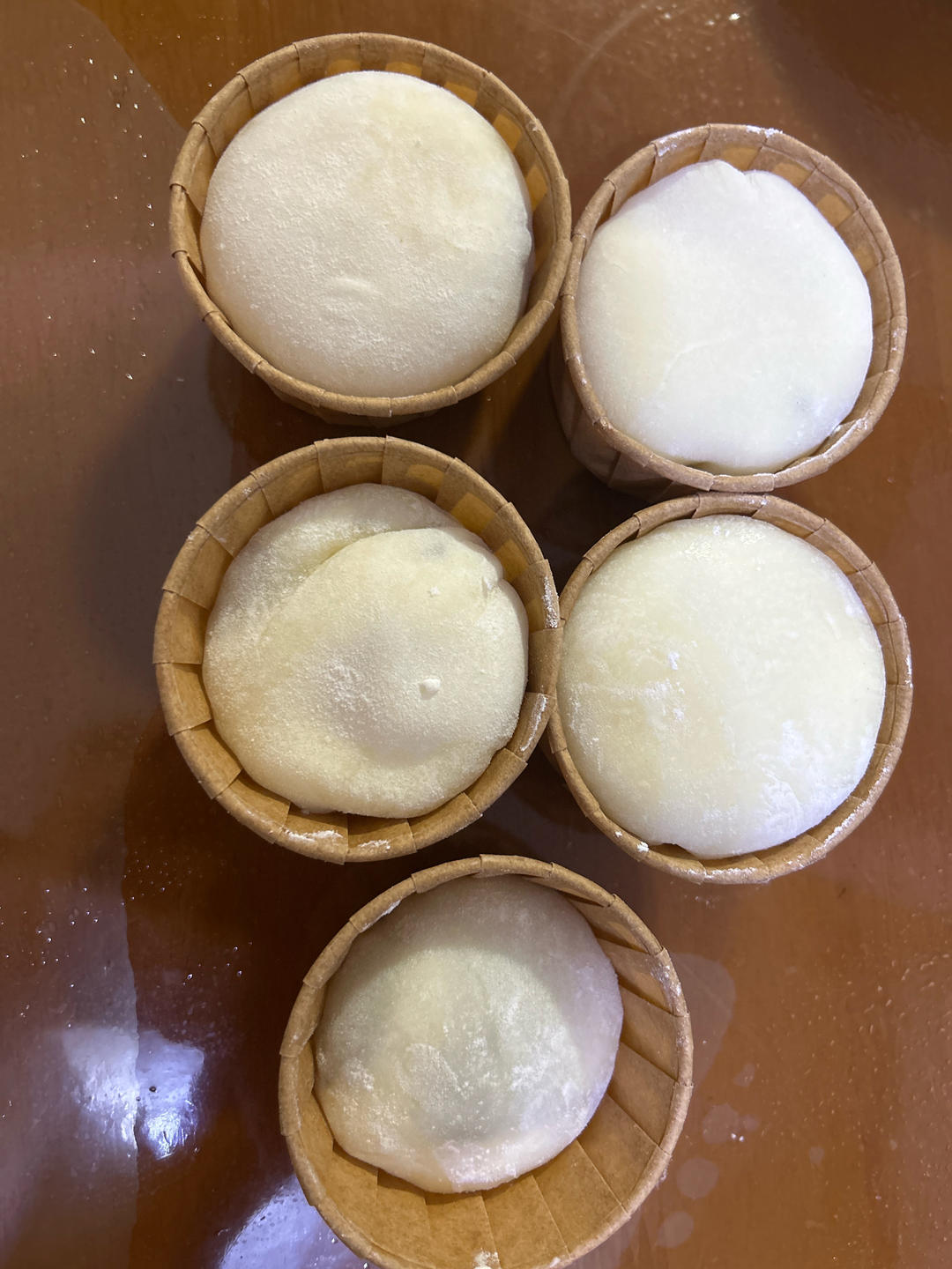 可当麻薯可当雪媚娘皮隔夜不变硬的糯米粉团子。
