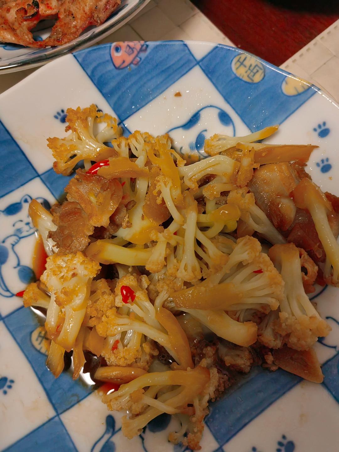 和饭店一个味道的干锅花菜