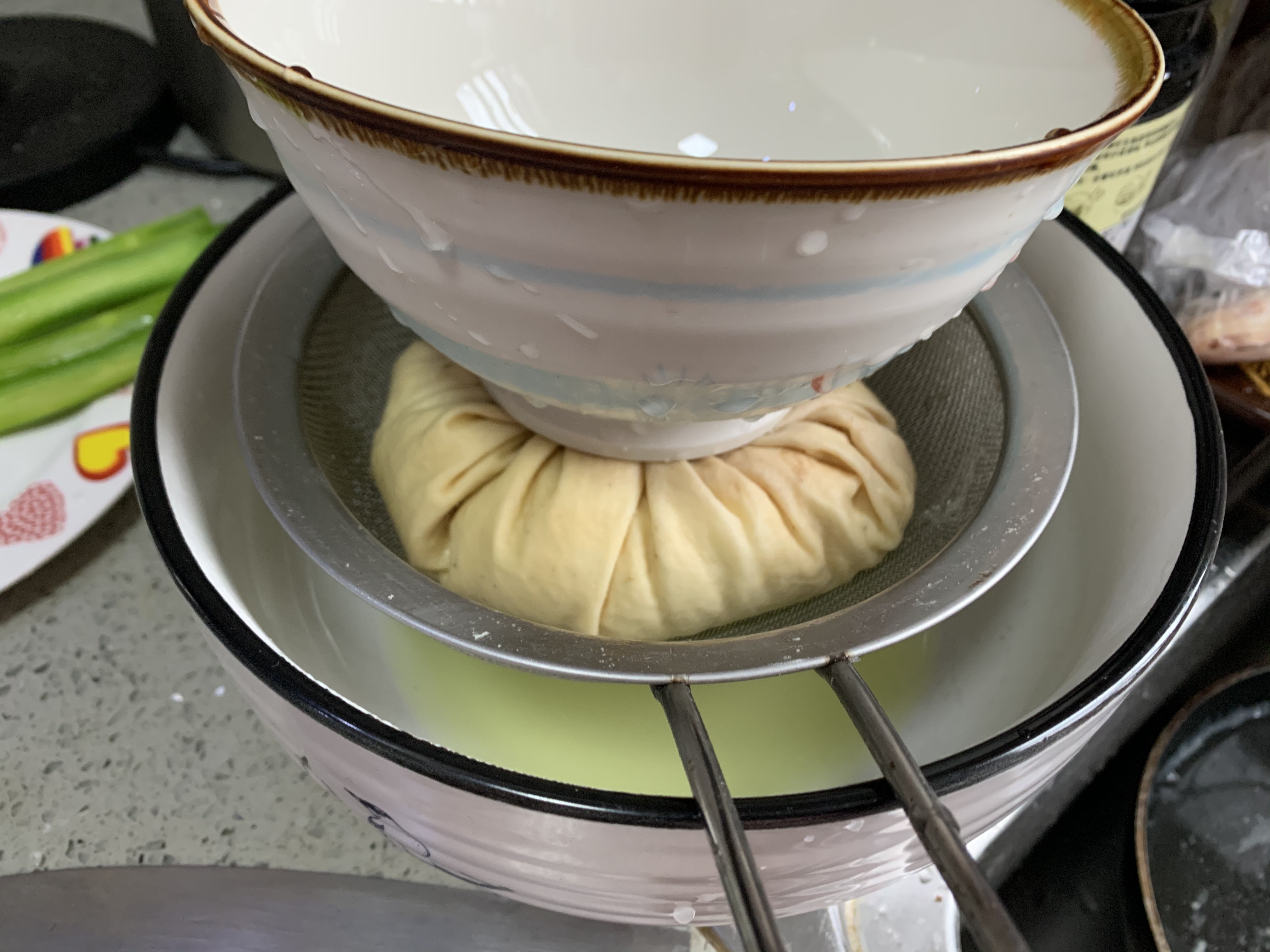 自制奶油芝士奶油奶酪 牛奶+柠檬汁（快手）的做法 步骤9