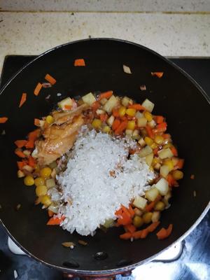 杂蔬鸡翅焖饭的做法 步骤5