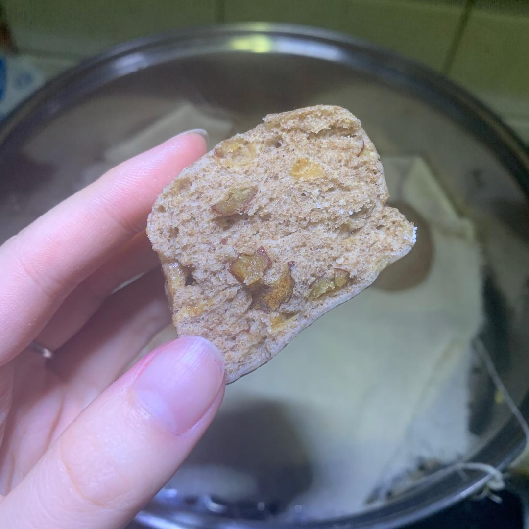 快手超好吃红枣黑麦馒头