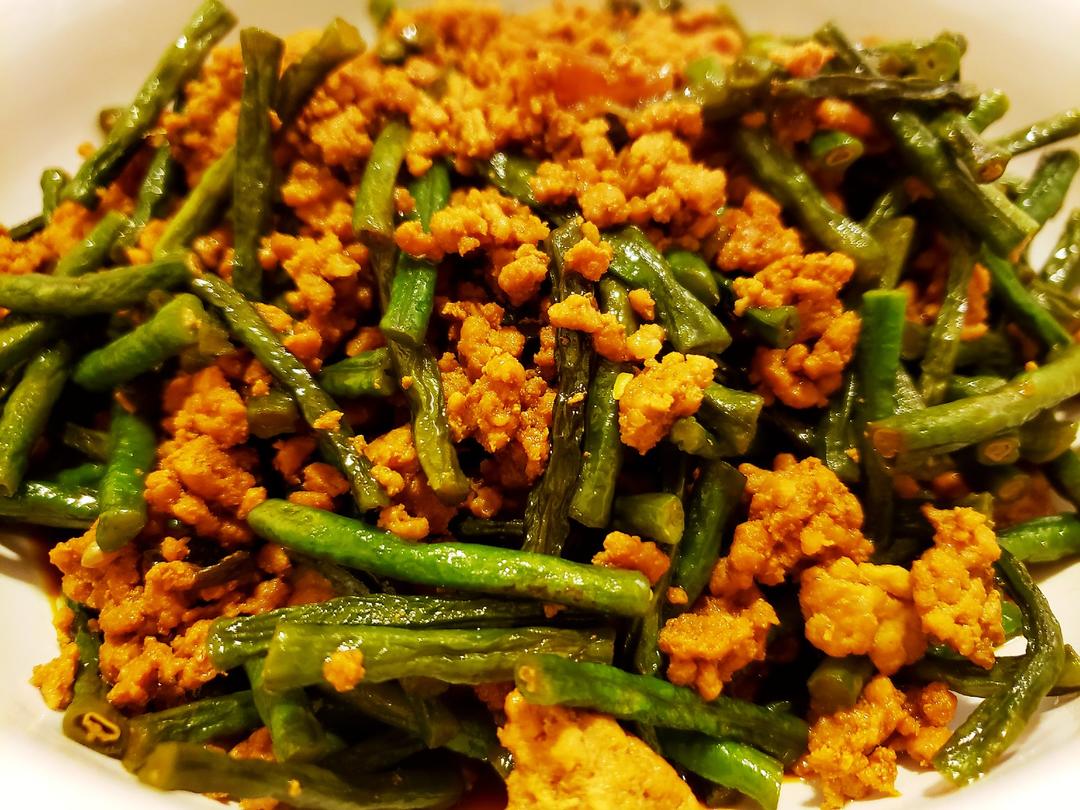 豇豆肉沫(快手美味)