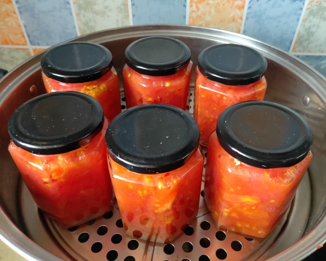 简单又粗暴的自制西红柿酱——长期保存一年不会坏的做法