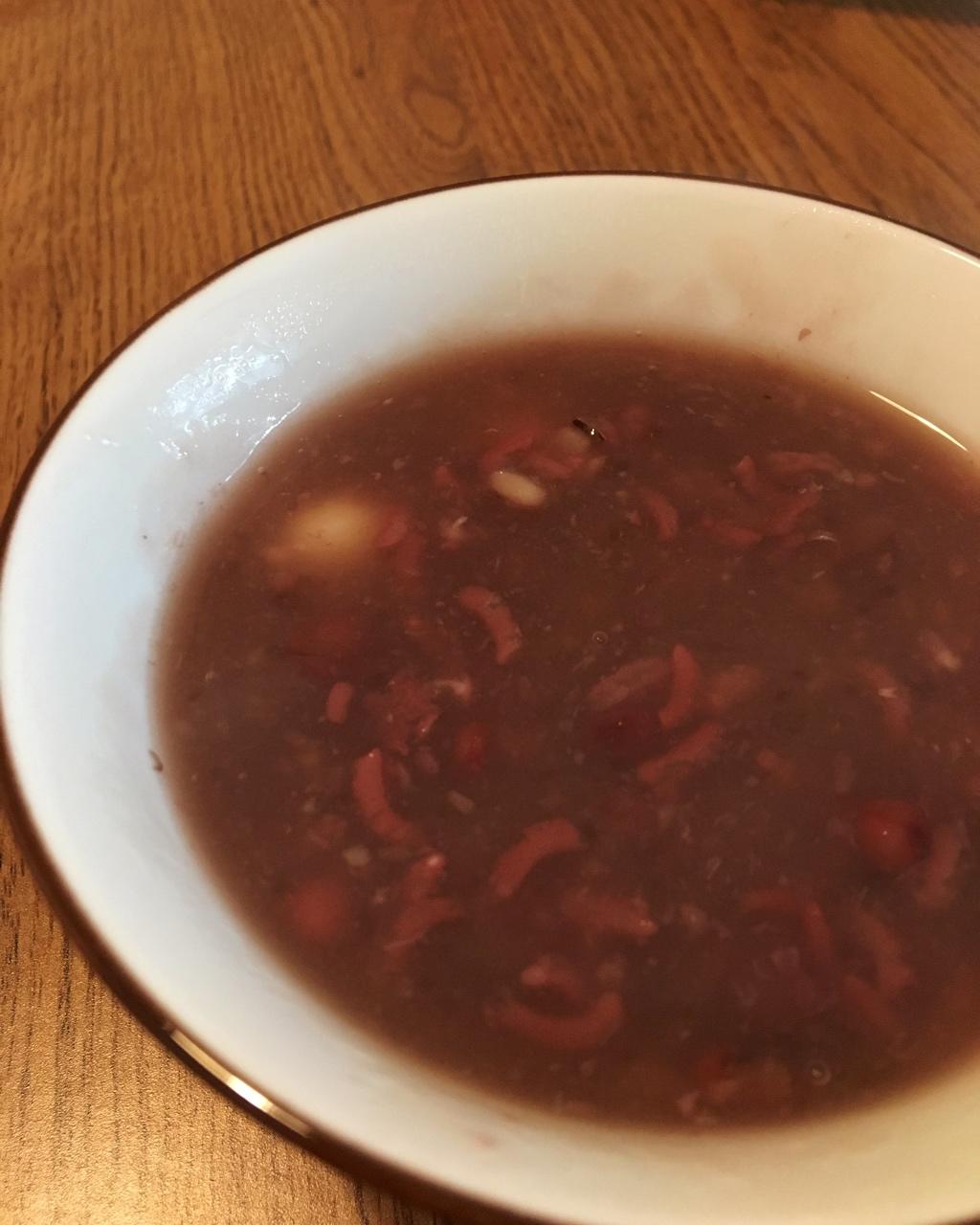 酒酿赤豆元宵
