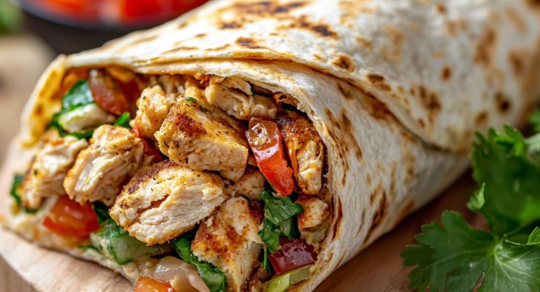 跟🇮🇹老师学做饭|鸡肉沙威玛卷饼chicken shawarma flatbread