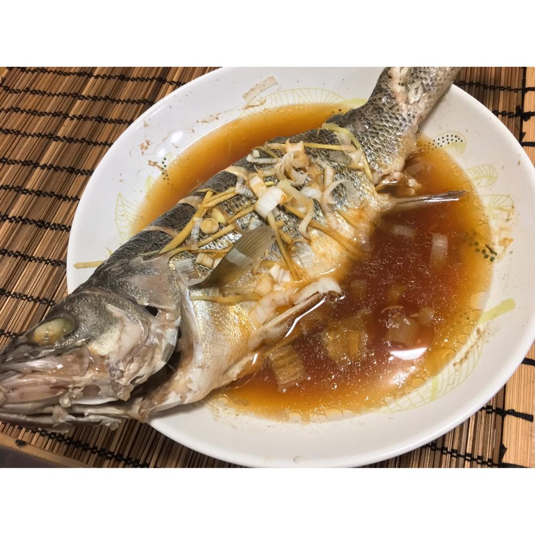 微波炉版清蒸鲈鱼