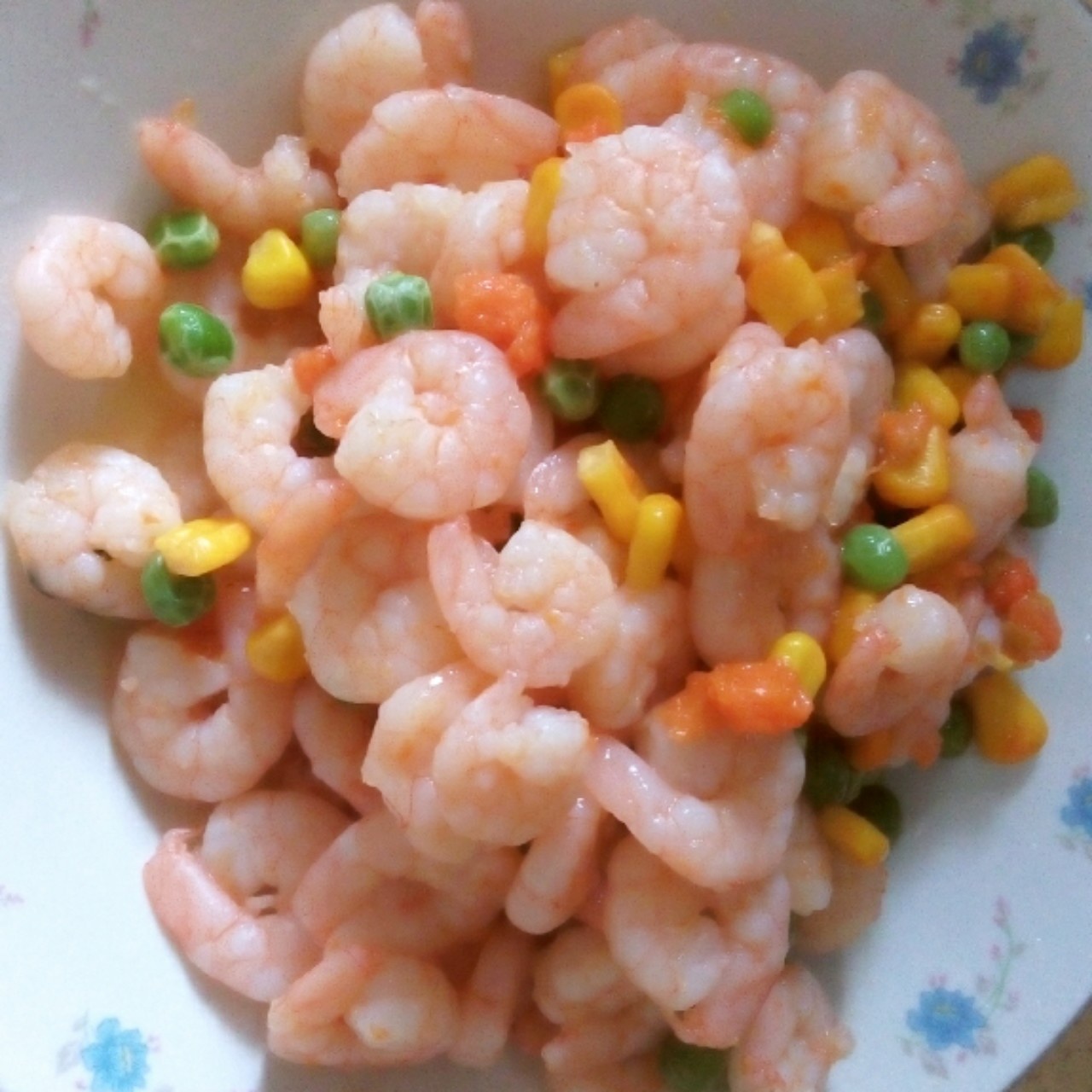 三色虾仁