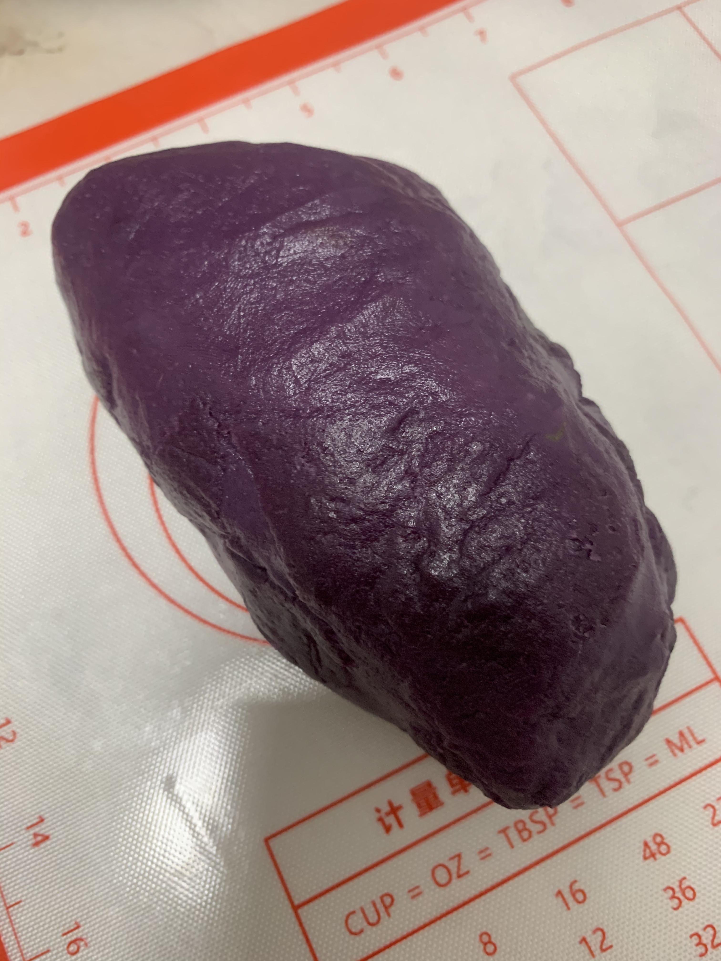 紫薯芋泥馅的蛋黄酥➕鲜肉酥皮月饼 20个量的做法 步骤4
