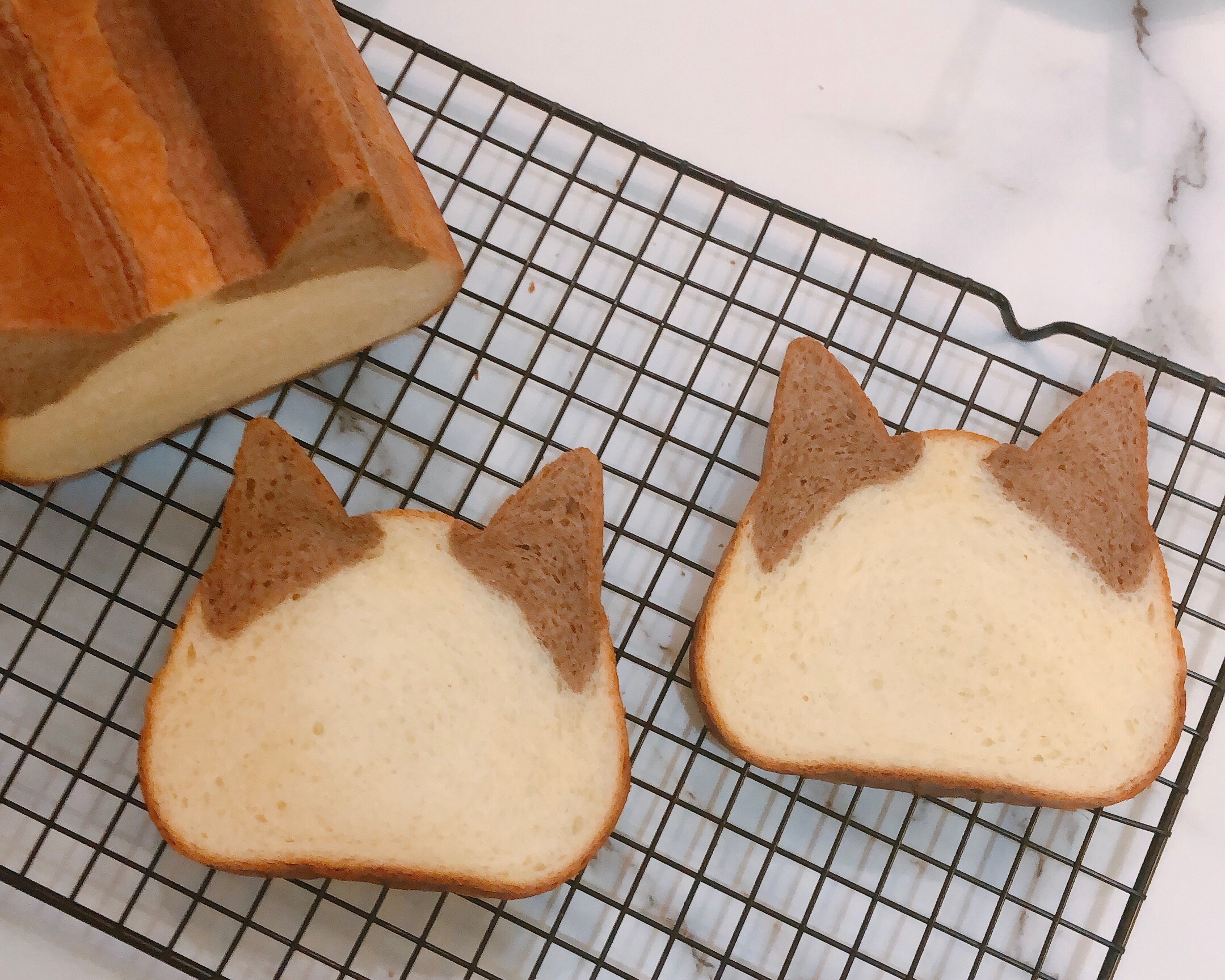 网红 猫咪猫头吐司面包的做法