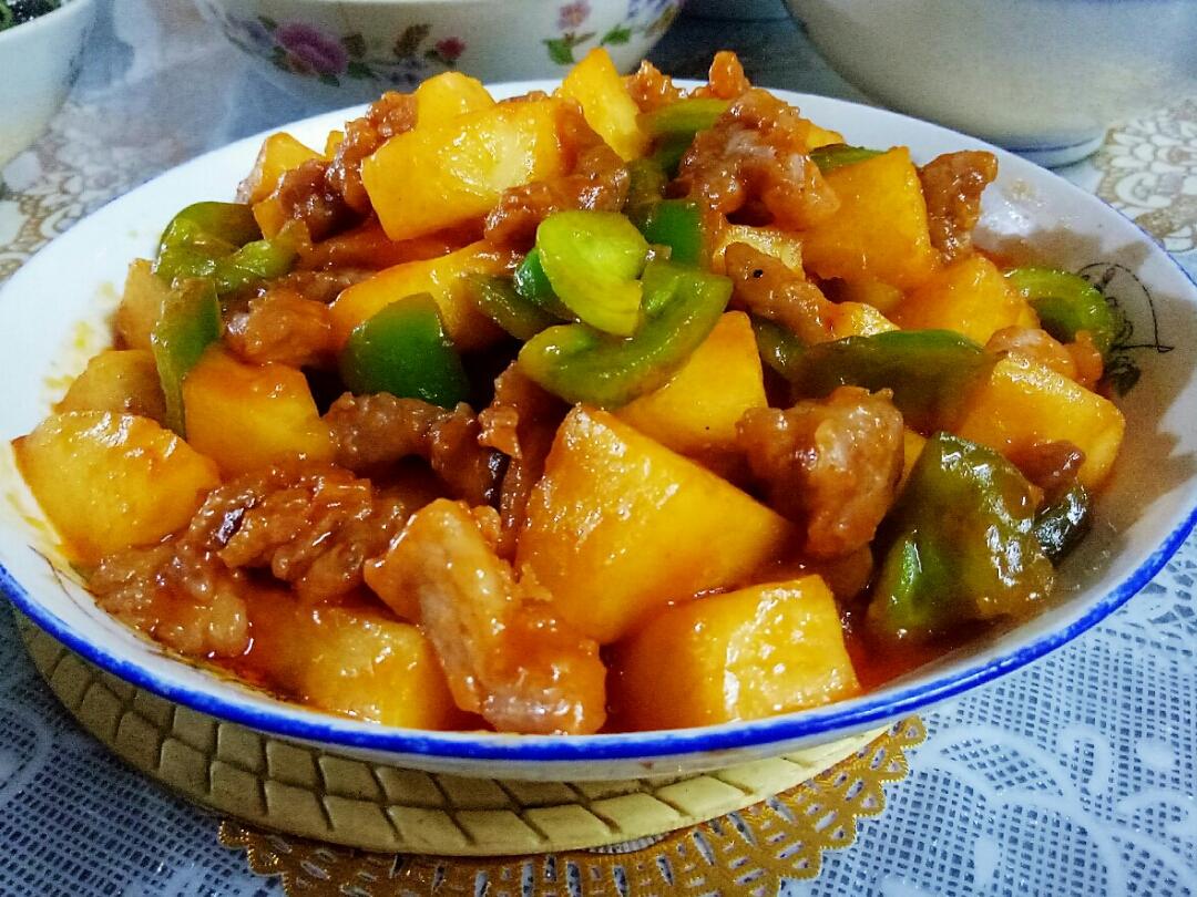 苹果咕咾肉
