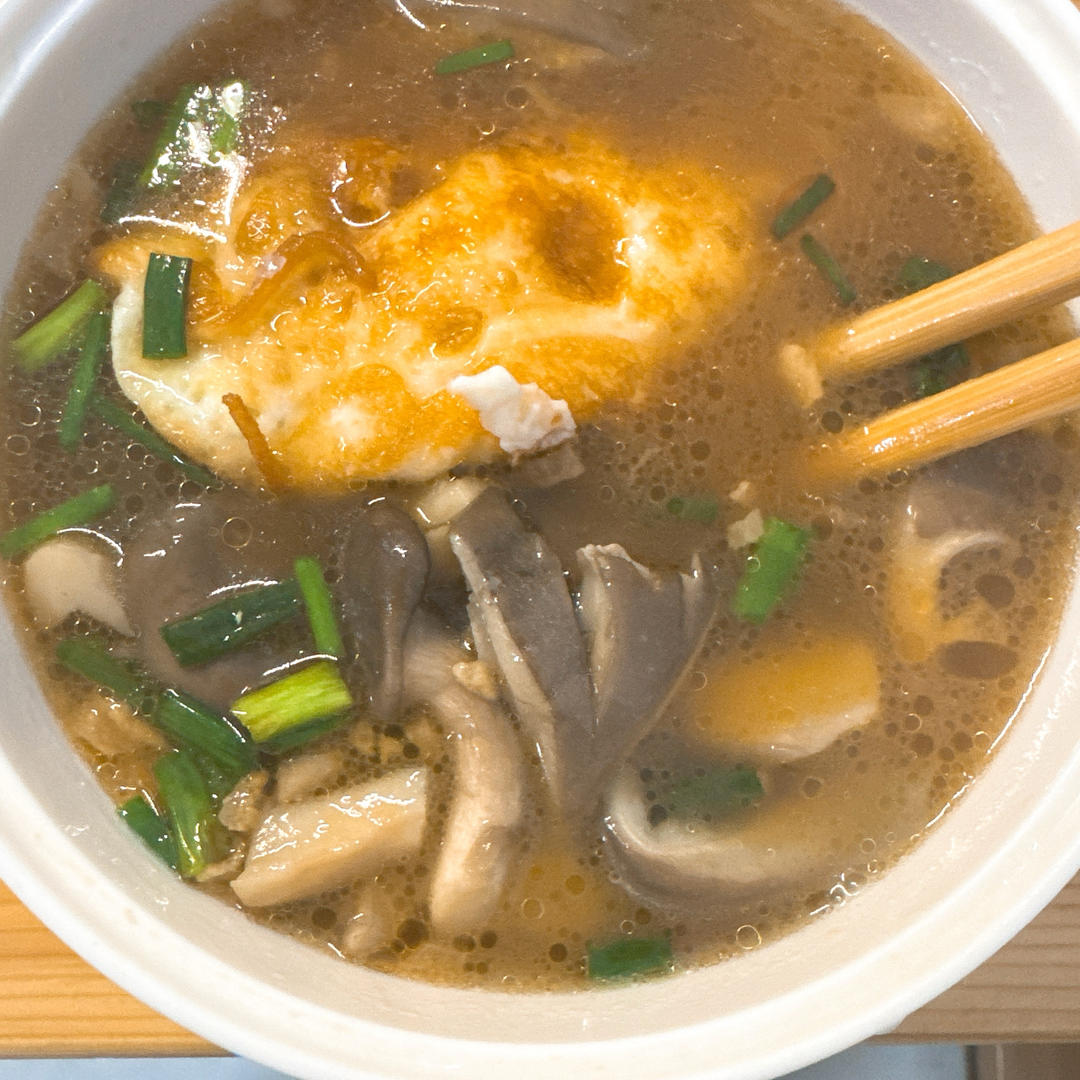 平菇肉沫汤~随便怎么煮都很鲜