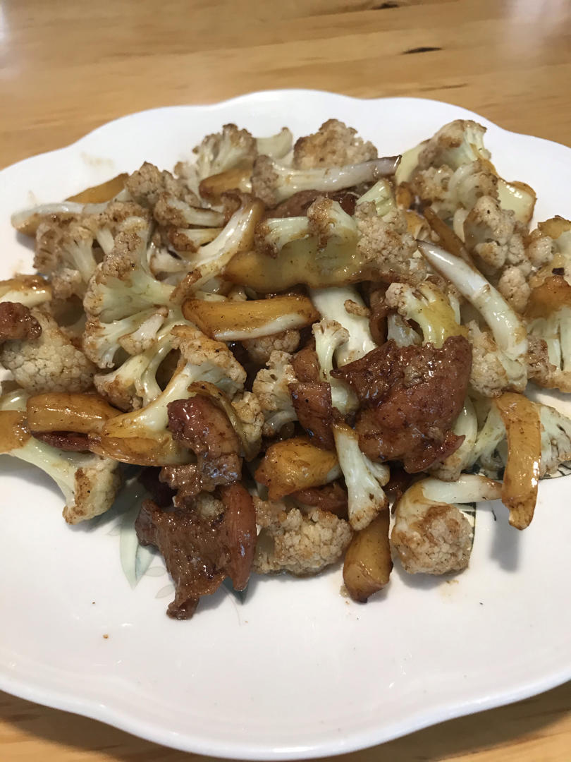 和饭店一个味道的干锅花菜