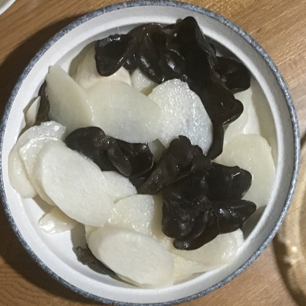 清炒山药木耳