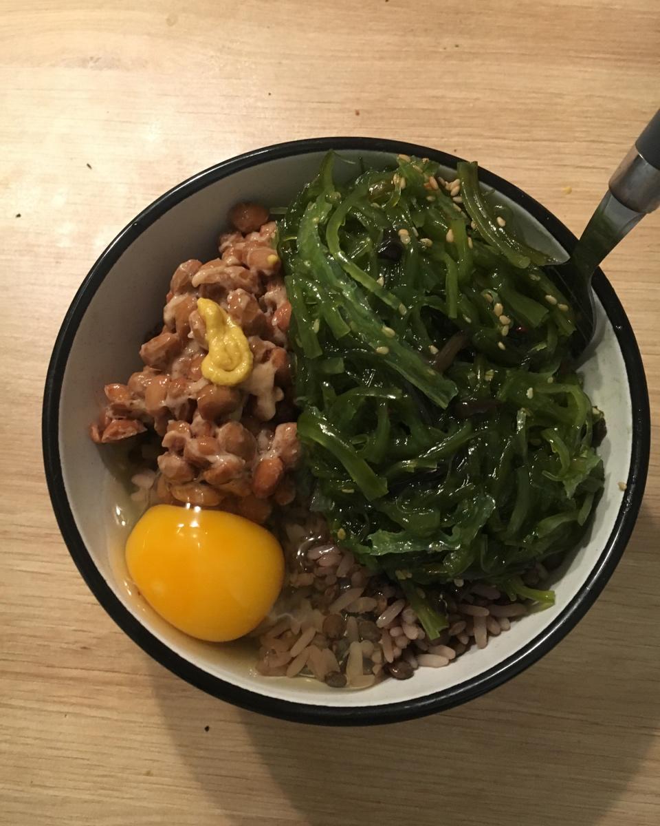 纳豆拌饭
