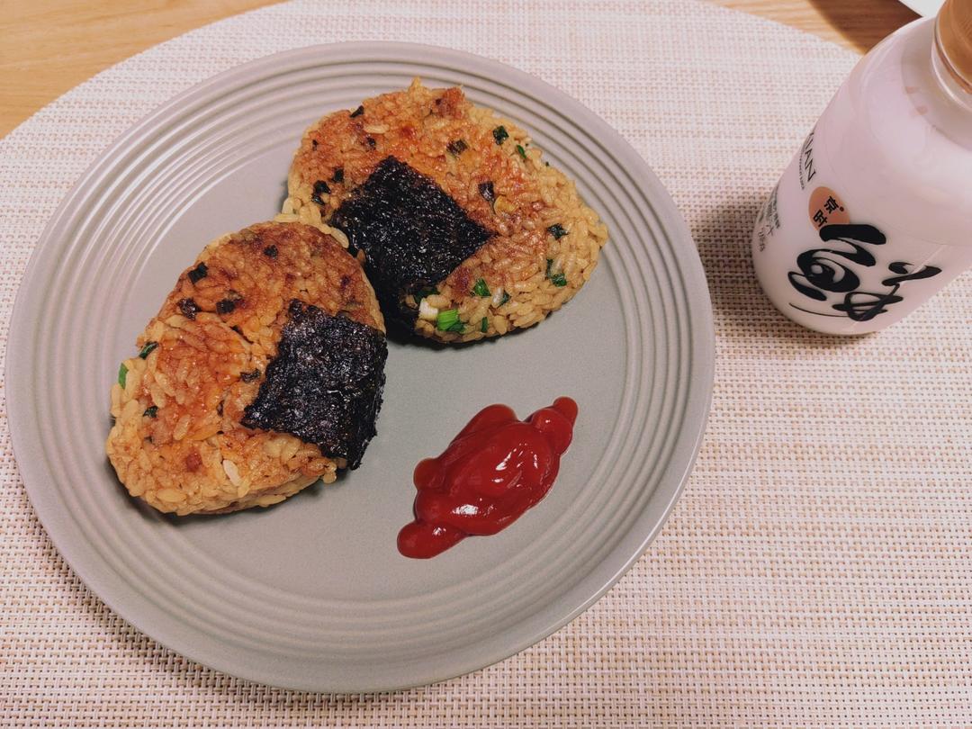 剩饭的巨好吃做法‼️日式芝士饭团🍙